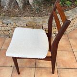 Chaise scandinave en teck de java