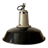 Vintage enamel industrial suspension Reflecto