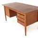 Gunnar Nielsen designer teak desk Tibergaard 'Hesselballe'