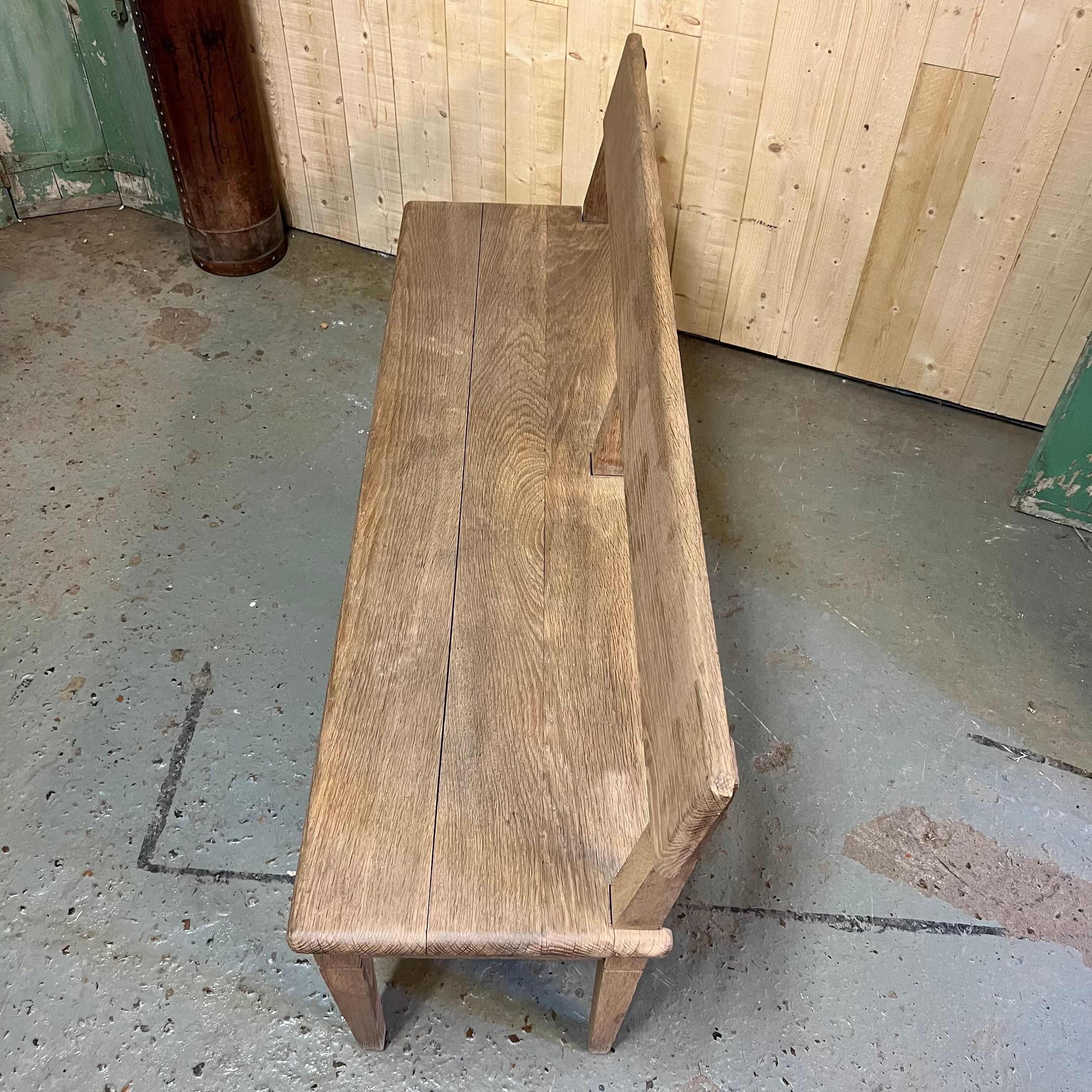 Oak bench