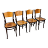 Set of 4 Vintage Thonet Dining Chairs, 1930s
