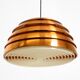 Original 1960s copper slat pendant lamp by Hans-Agne Jakobsson for Markaryd
