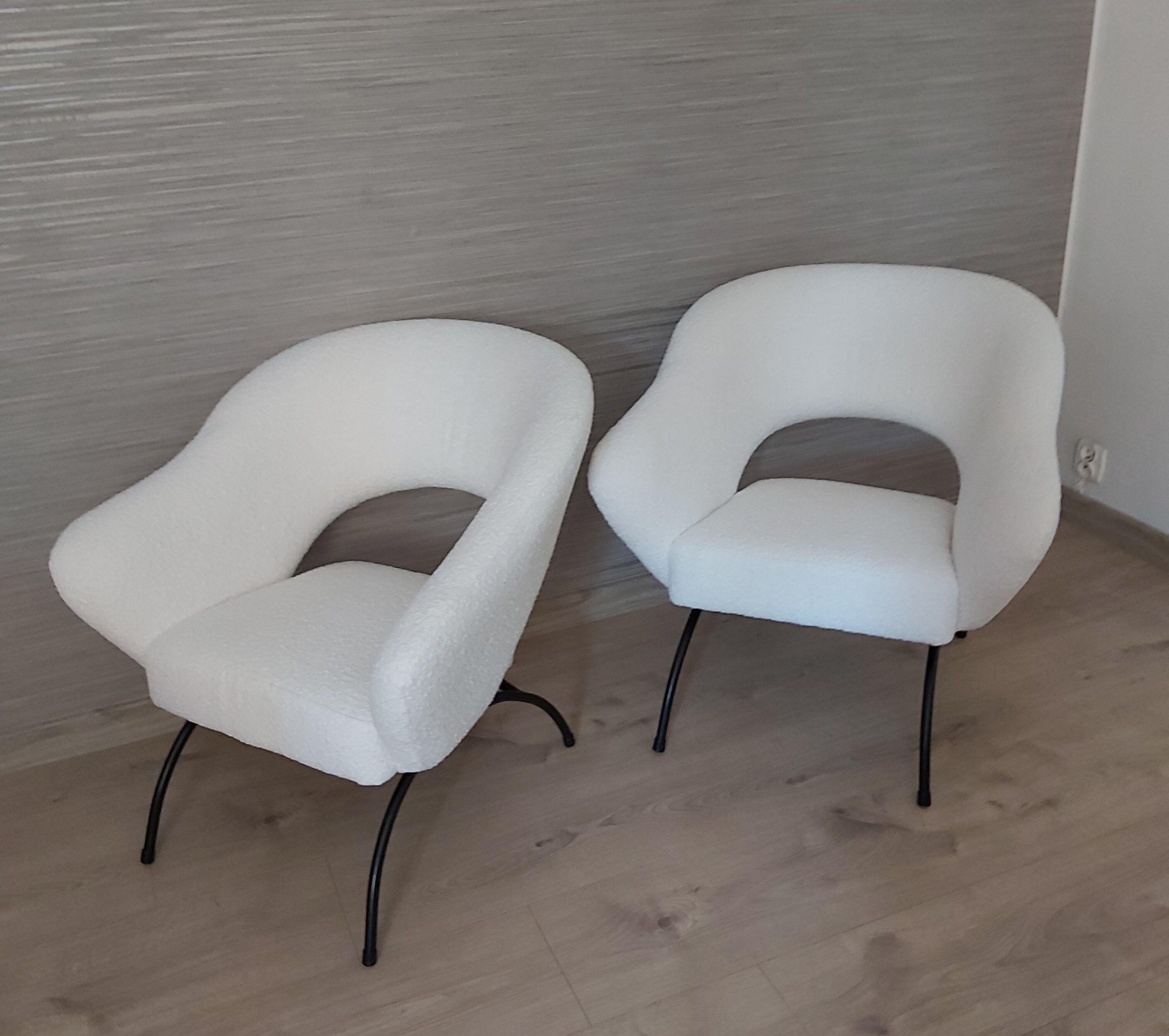 A set of four armchairs, Poland, 1960s