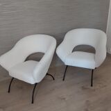 A set of four armchairs, Poland, 1960s