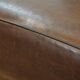 Set of 2 vintage design cocktail chairs/armchairs made of sheepskin leather