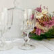 5 glasses of red wine luminarc model lance, 1970 made in france