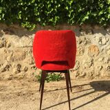 60's red soft chair