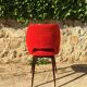60's red soft chair