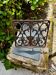 Art Nouveau wrought iron magazine rack lectern