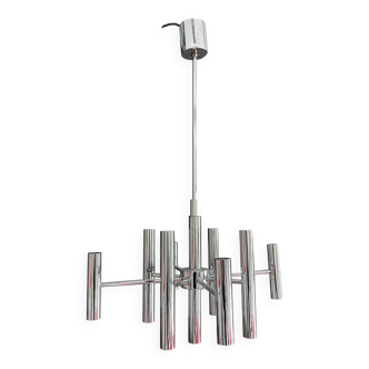 Lustre Spoutnik Hustadt leuchten 1970 16 feux