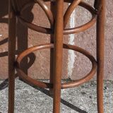 Tabouret de bar en bois courbé (style Thonet)