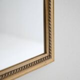 1970s Scandinavian gold lacquered mirror