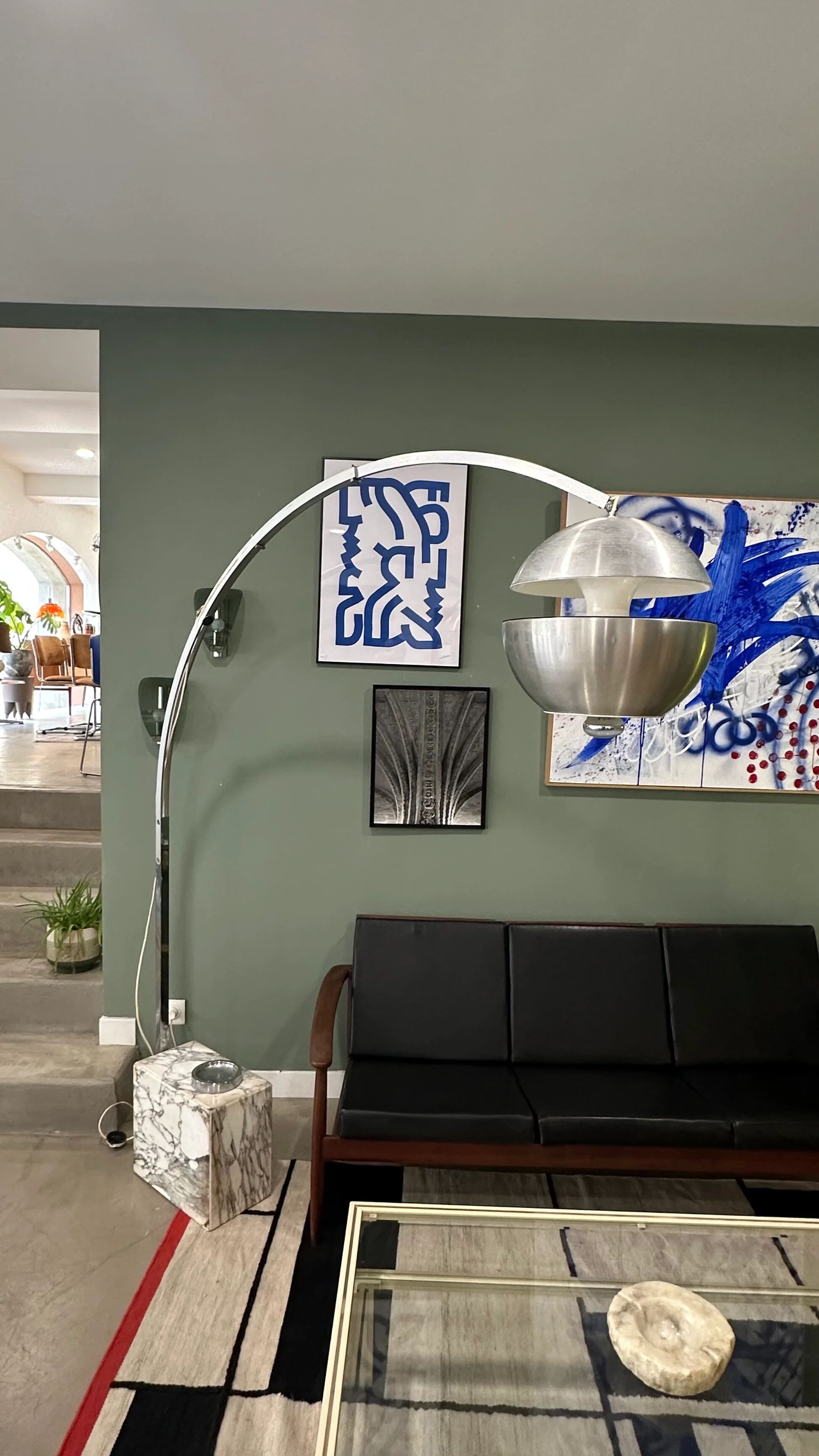 ARC floor lamp by Bertrand Balas