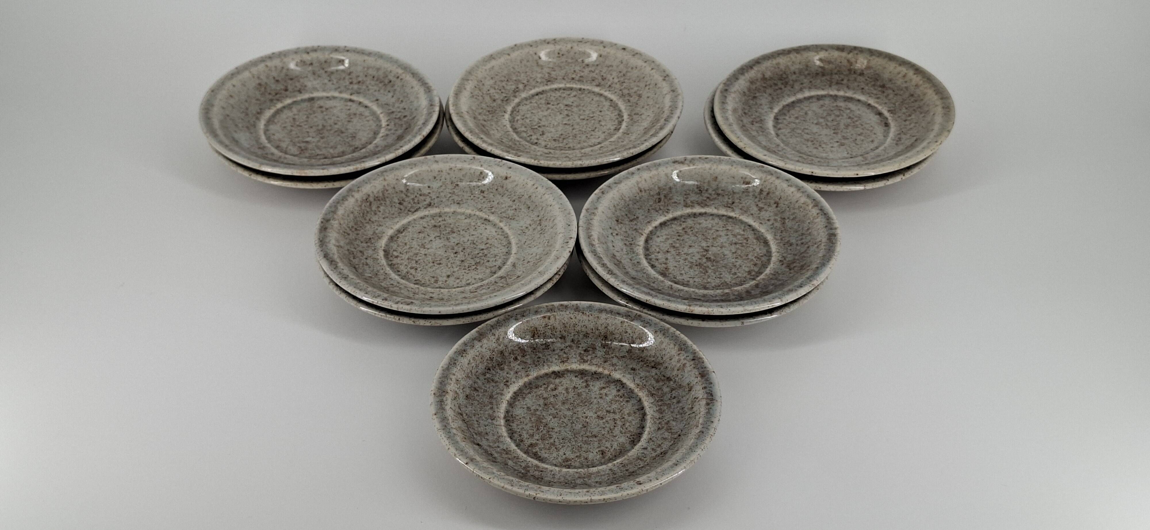 Vintage earthenware coffee set - 1960s-70s