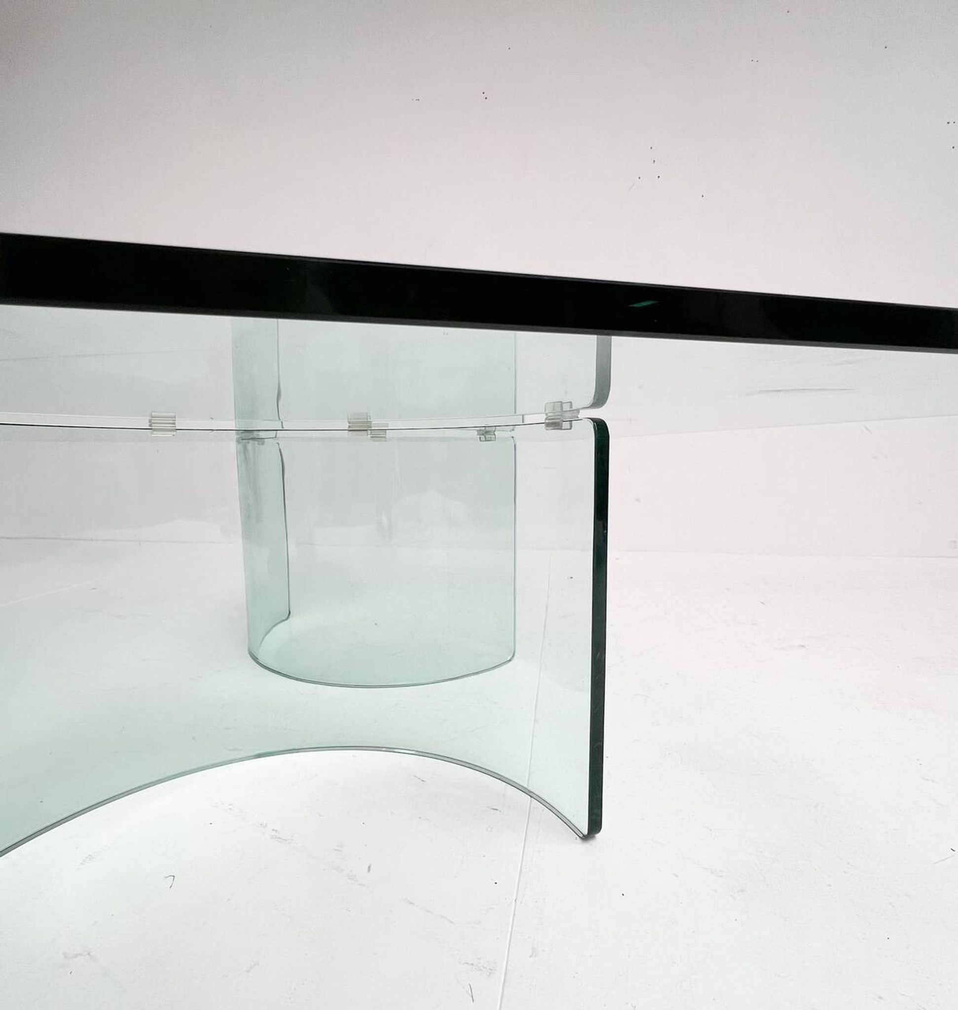 Modern Italian glass coffee table, 1970s