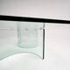 Modern Italian glass coffee table, 1970s