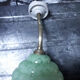 Clichy glass swan collar sconce
