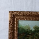 Landscape oil painting