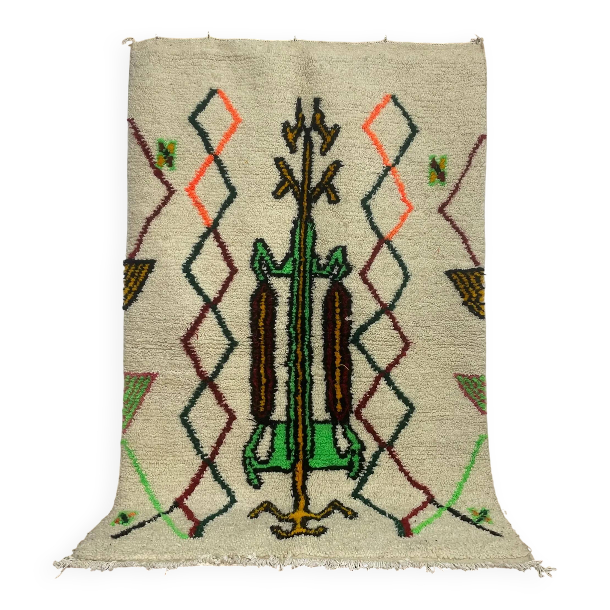 Handmade traditional carpet 250cm x 150cm Moroccan