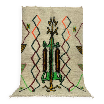 Handmade traditional carpet 250cm x 150cm Moroccan