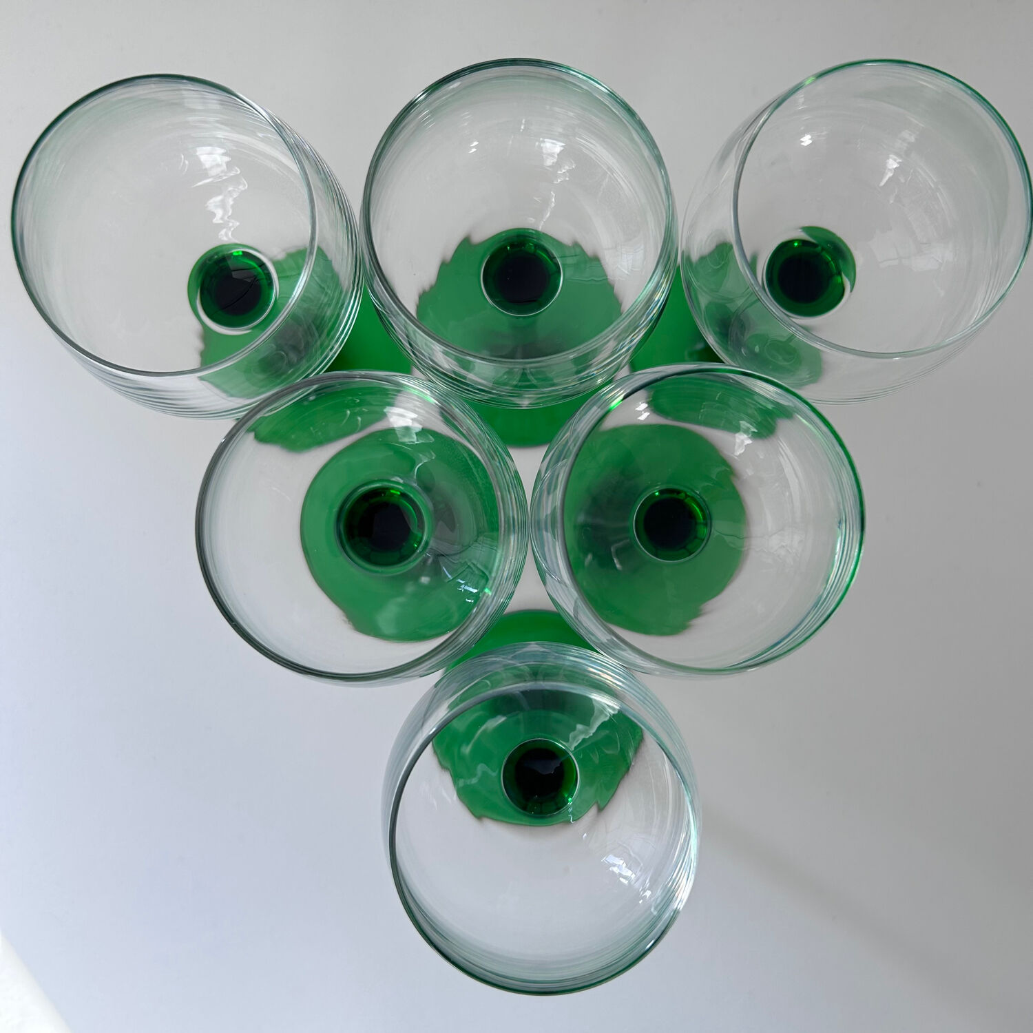 Set of 6 Alsace wine glasses