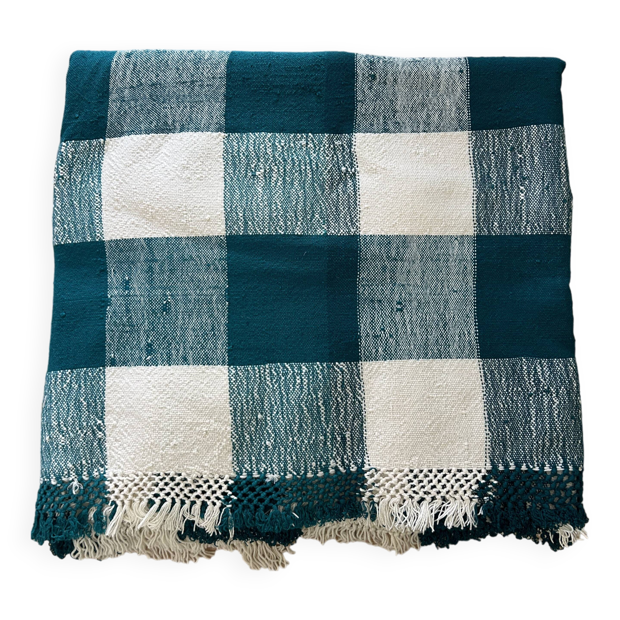 Vintage moroccan haïk blanket
