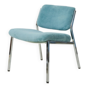 chauffeuse bleue avec