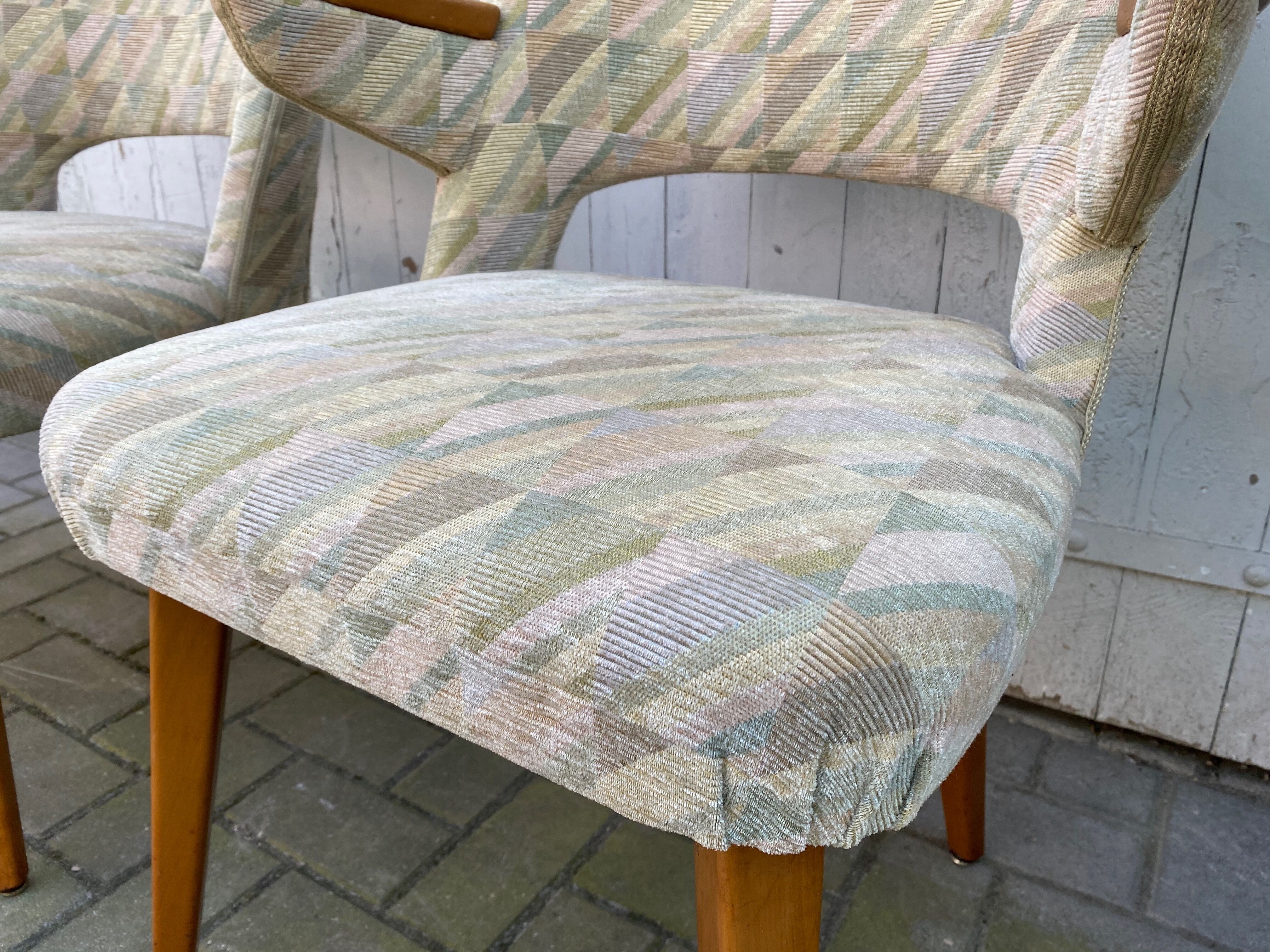 Set of 3 chairs G- Möbel Sweden in teak 1960s