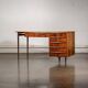 Large desk in walnut burl