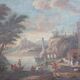 Coastal Landscape, Oil On Canvas, Italy, 18th Century