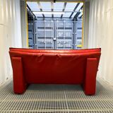 Nicoletti Salotti - 2-seater red leather sofa