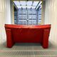 Nicoletti Salotti - 2-seater red leather sofa