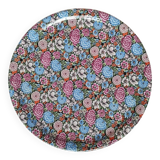 Plat en porcelaine à fleur