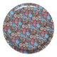 Plat en porcelaine à fleur