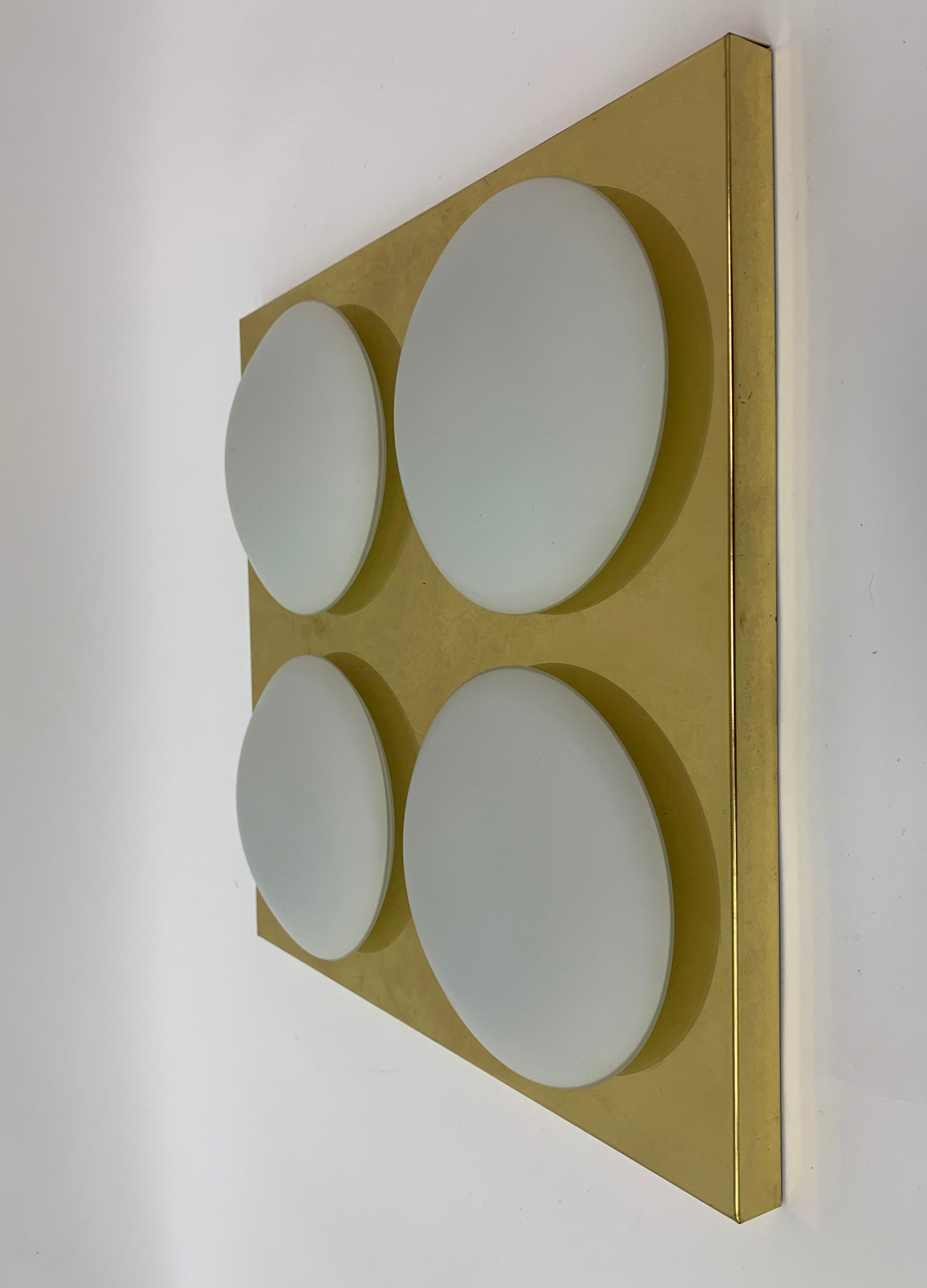 Wall lamp by Rolf Krüger for Heinz Neuhaus Leuchten, 1970s