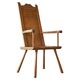 Traditional Armchair Folk Style in Oak 1930s
