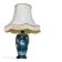 Large ceramic lamp Louis Drimmer France hand-painted 1980