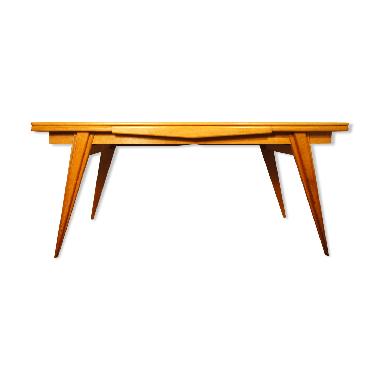 Dining table reconstruction compass feet with extension cords