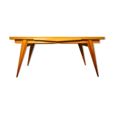 Dining table reconstruction compass feet with extension cords