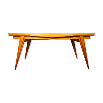 Dining table reconstruction compass feet with extension cords
