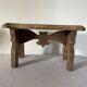 Wooden step stool, solid, old, small stool