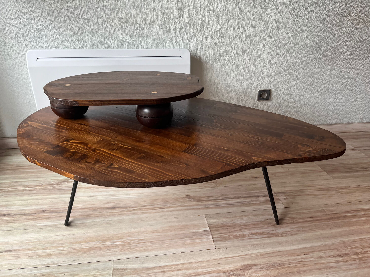 Wooden coffee table