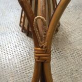 Pair of wall light rattan vintage 1960