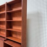Vintage teak library from the 1960s.