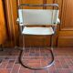 1970s leather cantilever chair
