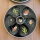 4 Henriot oyster plates