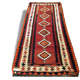 Woven carpet Persian: Kilim Gashqai 283 x 121 cm - Iran - around 1970