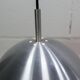 Pair of functional 70's aluminum ball pendants