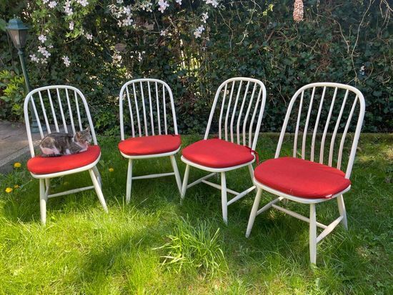 Chaise Akerblom Suède bar vintage