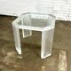 Vintage acrylic coffee table / side table